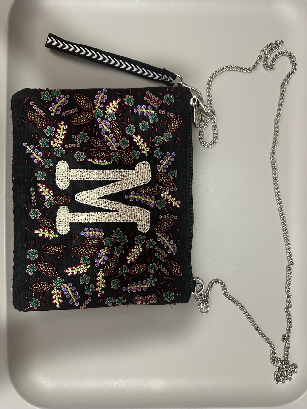 America & Beyond Beaded Purse